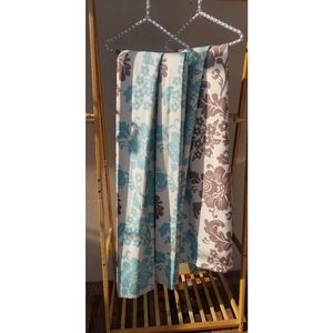 1 custom drapery panel double wide lined pleated 100x89 each - Firm 1 of…